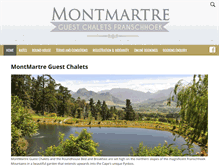 Tablet Screenshot of montmartre.co.za