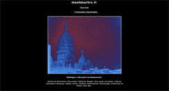 Desktop Screenshot of montmartre.fr
